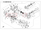 FRONT AXLE - F31-V2 - CFMOTO CFORCE 450 (CF400AU) 2017