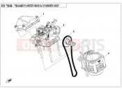 CYLINDER @^ CYLINDER HEAD ASSY. - E02 - CFMOTO CFORCE 450 (CF400AU-A) 2017