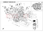CFMOTO 2021 ATV CFORCE 450 (CF400AU-A) LEFT CRANKCASE ASSY