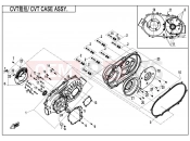 CFMOTO 2021 ATV CFORCE 450 (CF400AU-A) CVT CASE ASSY.