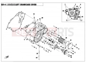CFMOTO 2021 ATV CFORCE 450 (CF400AU-A) LEFT CRANKCASE COVER ASSY