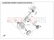CFMOTO 2021 ATV CFORCE 450 (CF400AU-A) CRANKSHAFT & CONNECTING ROD & PISTON ASSY.