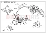 CFMOTO 2021 ATV CFORCE 450 (CF400AU-A) FRONT PLASTICS