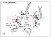 CFMOTO 2021 ATV CFORCE 450 (CF400AU-A) FRONT SUSPENSION