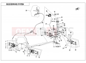 CFMOTO 2021 ATV CFORCE 450 (CF400AU-A) BRAKE SYSTEM(LH,ASSEMBLED,ORDINARY)