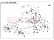 CFMOTO 2021 ATV CFORCE 450 (CF400AU-A) BRAKE SYSTEM(RH,SPLIT)