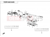 CFMOTO 2021 ATV CFORCE 450 (CF400AU-A) HAND GUARD
