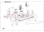 CFMOTO 2021 ATV CFORCE 450 (CF400AU-A) FUEL TANK