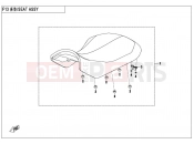 CFMOTO 2021 ATV CFORCE 450 (CF400AU-A) SEAT ASSY