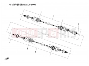 CFMOTO 2021 ATV CFORCE 450 (CF400AU-A) REAR CV SHAFT