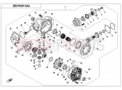 CFMOTO 2021 ATV CFORCE 450 (CF400AU-A) FRONT AXLE