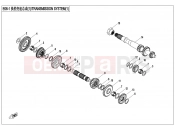 CFMOTO 2021 ATV CFORCE 450 (CF400AU-A) TRANSMISSION SYSTEM(1) - E06-1