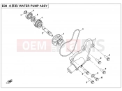CFMOTO 2021 ATV CFORCE 450 (CF400AU-A) WATER PUMP ASSY - E08