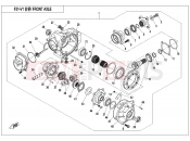 FRONT AXLE - F31-V1 - CFMOTO CFORCE 450 (CF400AU-B) 2017