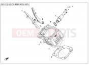 CYLINDER ASSY. - E02-3 - CFMOTO CFORCE 450 (CF400AU-B) 2017