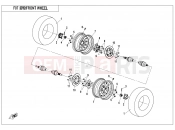 FRONT WHEEL - F07 - CFMOTO CFORCE 450 (CF400AU-B) 2021