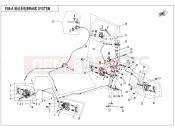 CFMOTO CFORCE 400 (CF400AU-LF) BRAKE SYSTEM(LH,ASSEMBLED,ORDINARY) - F08-1-A