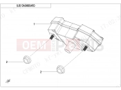 CFMOTO CFORCE 450 (CF400AZ-3L) DASHBOARD - F17