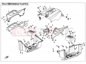 CFMOTO CFORCE 520 (CF500ATR-2L [T3b] ) MIDDLE PLASTICS - F04-2
