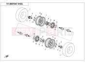 CFMOTO CFORCE 520 (CF500ATR-2L [T3b] ) FRONT WHEEL - F07-A