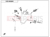 CFMOTO CFORCE 520 (CF500ATR-2L [T3b] ) HANDLEBAR(FOR WITHOUT PARKING SYSTEM ONLY) - F10-1-B-V2