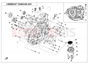 CFMOTO CFORCE 520 (CF500ATR-2L [T3b] ) LEFT CRANKCASE ASSY - E01-1