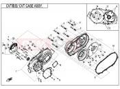 CFMOTO CFORCE 520 (CF500ATR-2L [T3b] ) CVT CASE ASSY. - E01-3