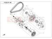CFMOTO CFORCE 520 (CF500ATR-2L [T3b] ) CVT ASSY - E05-V3