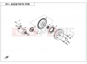 CFMOTO CFORCE 520 (CF500ATR-2L [T3b] ) STARTING SYSTEMï¼WITHOUT RECOIL STARTï¼ - E09-A