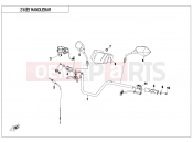 HANDLEBAR - F10-1 - CFMOTO CFORCE 520 (CF500AU-7LF) 2021