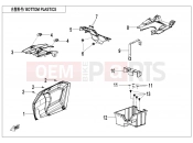 BOTTOM PLASTICS - F04-8 - CFMOTO CFORCE 625 (CF600AU-3LF) 2021