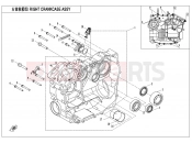 RIGHT CRANKCASE ASSY - E01-2-V2 - CFMOTO CFORCE 625 (CF600AU-3S) 2021