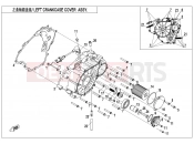 LEFT CRANKCASE COVER ASSY. - E01-4 - CFMOTO CFORCE 625 (CF600AU-3S) 2021