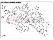 LEFT CRANKCASE COVER ASSY - E01-5 - CFMOTO CFORCE 800 (CF800ATR-2) 2017