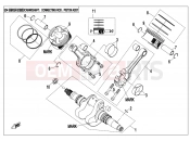 CRANKSHAFT @^ CONNECTING ROD @^ PISTON ASSY - E04 - CFMOTO CFORCE 800 (CF800ATR-2) 2017