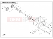 CFMOTO 2017 ATV CFORCE 850 (CF800AU-2A) WATER PUMP ASSY. - E08
