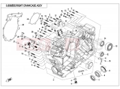 RIGHT CRANKCASE ASSY - E01-2-V2 - CFMOTO CFORCE 850 (CF800AU-2A) 2018