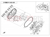 CVT CASE ASSY - E01-3-V2 - CFMOTO CFORCE 850 (CF800AU-2A) 2018