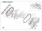 CVT CASE ASSY - E01-3-V3 - CFMOTO CFORCE 850 (CF800AU-2A) 2018