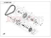CVT ASSY(SPEED LIMITED) - E05-A - CFMOTO CFORCE 850 (CF800AU-2A) 2018