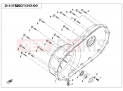 CVT CASE COVER ASSY. - E01-4 - CFMOTO CFORCE 820 (CF800AU-2B) 2018