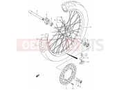 SUZUKI DR-Z400 K2 (2002) (E01) 49 - FRONT WHEEL