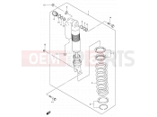 SUZUKI DR-Z400 K2 (2002) (E01) 53 - REAR SHOCK ABSORBER (SEE NOTE)