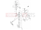 SUZUKI DR-Z400 K2 (2002) (E01) 57 - REAR MASTER CYLINDER