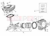 DUCATI 1993 Supersport 750 SS CYLINDER - PISTON » ENGINE CASE