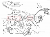 DUCATI 1993 Superbike 888 SP5 BATTERY » WIRING HARNESS