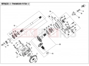 CFMOTO UFORCE 1000 (CF1000UTR-3) TRANSMISSION SYSTEM(2) - E06-2-V3