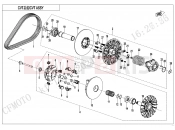 CVT ASSY(FOR DOWNHILL BRAKING) - E05-B - CFMOTO UFORCE 1000 (CF1000UTR-3) 2020