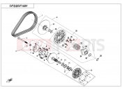CFMOTO UFORCE 1000 (CF1000UTR-3) CVT ASSY - E05-A-V3