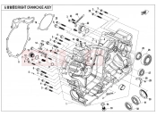 CFMOTO 2018 UTV UFORCE 1000 (CF1000UU) RIGHT CRANKCASE ASSY. - E01-2-A